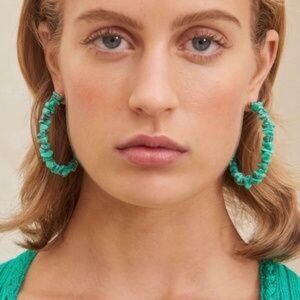 NWOT Cult Gaia Shirin Large Hoop Earrings